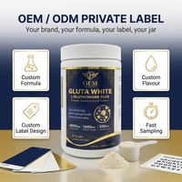 Poudre de boisson beauté OEM L-Glutathion Plus avec collagène marin, acide hyaluronique et vitamine C 500g Marque privée