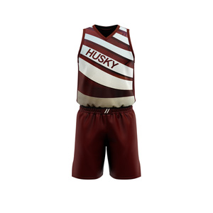 Maillot et short de basket-ball personnalisés par sublimation, uniforme de qualité supérieure, 100 % polyester. - Product Image 5