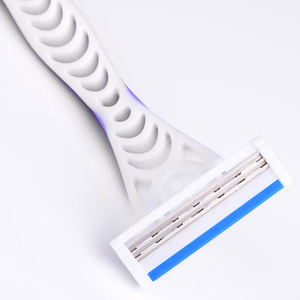 Rasoirs pour femmes Hot <span class=keywords><strong>Max</strong></span> Philippines, rasoir jetable à trois lames avec bande lubrifiante, manche en plastique violet, rasoir à raser - Product Image 4