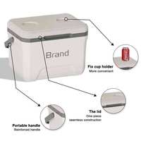 Glacière portable PP Insulin Accept Set 6L 13L 22L avec poignée et couvercle, isotherme pour camping, pique-nique, plage, pêche, boissons