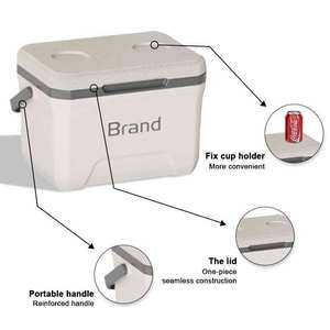 Nevera portátil PP Insulin Accept Set de 6L, 13L, 22L con asa y tapa, aislada para <span class=keywords><strong>camping</strong></span>, picnic, playa, pesca y bebidas - Product Image 6