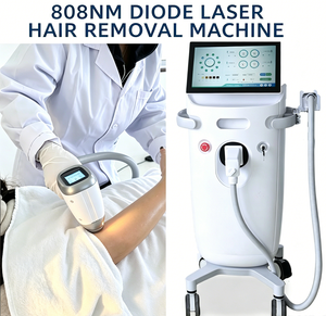 Appareil d'épilation au laser diode 808 nm pour tous types de peau, brosse nettoyante pour le visage, réduction permanente des poils 755/808/1064 nm pour le corps entier et le visage - Product Image 1