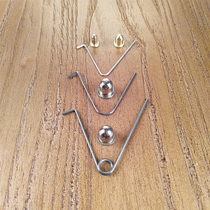 Bán Buôn Đôi Nắp Ống Cup V Hình Dạng Khóa <span class=keywords><strong>Pin</strong></span> Lều Cực Nút Mùa Xuân Kẹp Bán Buôn Suối Nước Cho Ống Kẹp - Product Image 1