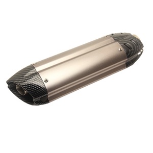 Tubo de Escape para Motocicleta Mivv de 51 mm, Fibra de Carbono, Universal, Trasero, con Abrazadera - Product Image 5