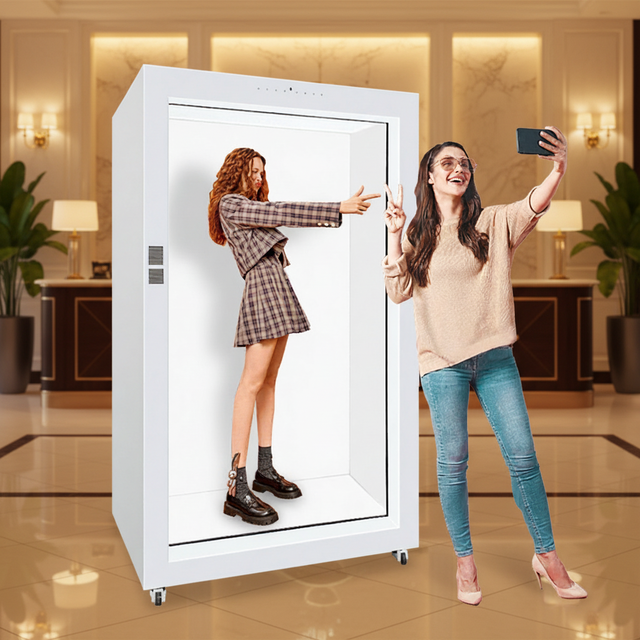 Multi-Functional Interactive Touch Screen Display Cabinet 3D Holographic LCD Transparent Holobox