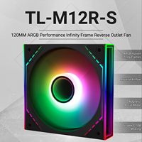 Thermalright TL-M12R-S ARGB Cooling Gaming CPU Case Fan 4pin PWM Silent 120mm Computer Cooler Fan 23.2dBA