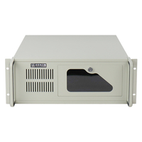 Boîtier de serveur de stockage en rack en alliage d'aluminium IPC 4U 4508E ATX, châssis industriel barebone en stock