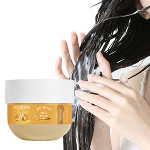 Masque capillaire à l'<span class=keywords><strong>eau</strong></span> <span class=keywords><strong>de</strong></span> <span class=keywords><strong>riz</strong></span> après-shampoing profond réparateur nourrissant hydratant en profondeur <span class=keywords><strong>de</strong></span> marque privée pour les <span class=keywords><strong>cheveux</strong></span> secs bouclés et crépus - Product Image 4