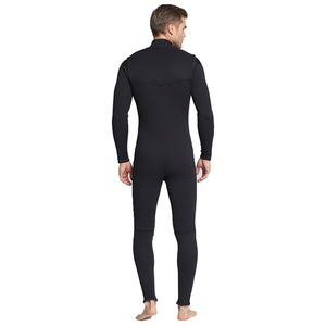 Personalizado forro agradable a la piel cremallera frontal manga larga cuello redondo 3mm neopreno <span class=keywords><strong>traje</strong></span> de buceo térmico - Product Image 3