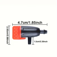 MAXIWORLD Arroseurs réglables pour plantes succulentes de jardin avec plastique PP durable pour tuyau de 4 mm/7 mm, usage domestique
