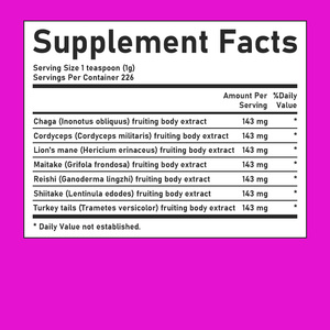 Best Seller Mushroom Powder Includes Lions Mane Reishi Chaga Great for Adults with Busy Active Adaptofen Dietary Antioxidantst - Product Image 2