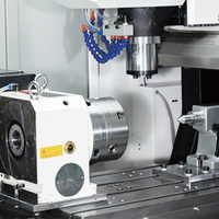 Fabrication professionnelle 3 axes Mini centre d'usinage CNC Centre d'usinage vertical Équipement de machine-outil Mini machine VMC