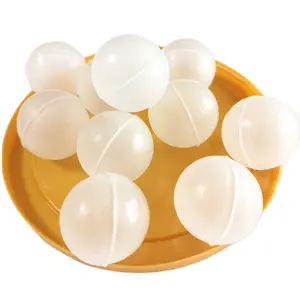 Billes pp creuses blanches de 20mm pour tour emballée, vente en gros