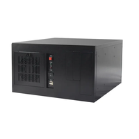 Penjualan laris Dual COM Port Server PC casing dinding industri Atx Server Chassis