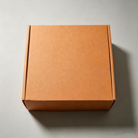 Boîte à compartiments en carton ondulé personnalisée avec poignées de transport, boîte à compartiments en papier pour l'expédition et le stockage de cadeaux