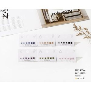 Orecchini a Perno con Zirconi Colorati Quadrati 4mm 5mm 6mm, Gioielli alla Moda - Product Image 1