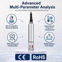 Analyseur d'azote ammoniacal en ligne JISA-Ammol, capteur, RS485 Modbus, IP68, mesure l'azote ammoniacal, le pH et la température