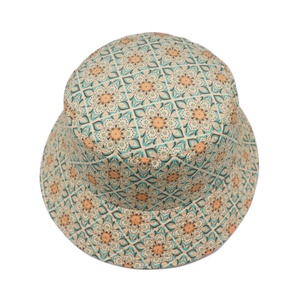 Chapeau Bob Unisexe Imperméable Personnalisé de Haute Qualité en Tissu Recyclé Imprimé Floral avec Sangle de Sécurité et Poche Intérieure Ajustable - Product Image 4