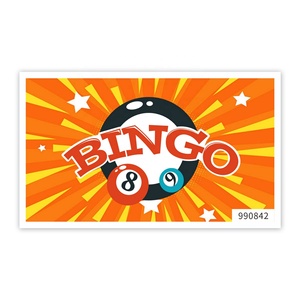 Tarjetas de Bingo Personalizadas con Ventana, Impresión de Diseños, Reciclables, Venta al por Mayor, Impresión de Tarjetas de Bingo - Product Image 2
