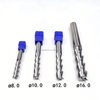 ZCC.CT AL-3EL-D20.0&3F-20MM*20*75*150 Fresa de extremo plano de 3 filos con vástago recto de carburo sólido extendido para mecanizado de aluminio