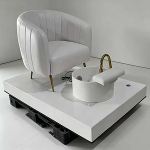 Fauteuils de pédicure roses modernes et simples, personnalisés en usine, sans tuyauterie, sans plomberie, fauteuils de spa pour les pieds de luxe pour salon de manucure - Product Image 2