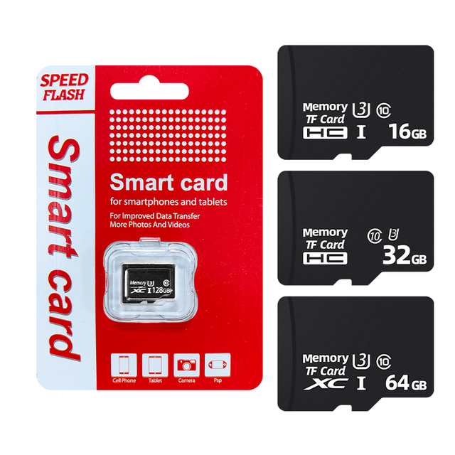 64gb 32gb for 4k Recording Mini Sd Card With A1 Speed V10 Speed Tf Card Compatible Dvr 2gb 512mb 128mb Capacity Security Cameras