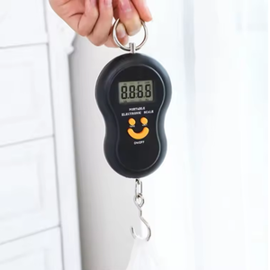 पोर्टेबल 10 ग्राम 50 किलोग्राम बैटरी मिनी इलेक्ट्रॉनिक स्केल बैग हैंग स्केल हैंडहेल्ड प्लास्टिक डिजिटल जेब स्केल - Product Image 4