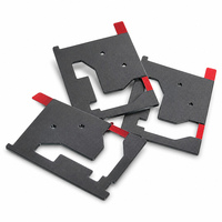 Film de refroidissement en graphène 50x30mm avec languette rouge, plaque de dissipateur thermique en graphite naturel pour la gestion thermique des smartphones, ordinateurs portables et tablettes