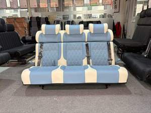Kits de conversion YLB Camper Van Rock Roll Bed pour <span class=keywords><strong>Ford</strong></span> <span class=keywords><strong>Transit</strong></span> Sprinter, sièges multifonctions 3 places transformables <span class=keywords><strong>en</strong></span> lit, cuir - Product Image 5