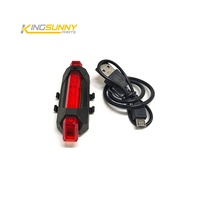 Lampe à LED rechargeable USB étanche King Sunny pour pièces de scooter électrique avertissement cyclisme feu arrière vélo lumières LED