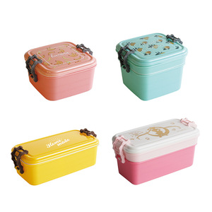 Sandwich Meal <b>Box</b> Single Layer Plastic Lunch <b>Box</b> <b>Large</b> Size Salad <b>Box</b> With Lid Rectangle Shape For All Users - Product Image 3