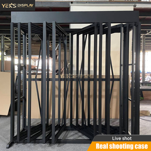 Tùy chỉnh trang chuyển cửa gỗ Rack hiển thị sàn gỗ gạch đá kim Loại hiển thị đứng trang quay hiển thị đứng cho showroom - Product Image 2