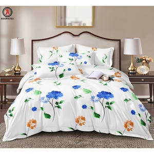 Tùy Chỉnh In 125gsm Bộ Đồ Giường Bộ Gối <span class=keywords><strong>Polyester</strong></span> Chất Lượng Tốt Tấm Ga Giường 3-Mảnh Bộ - Product Image 4