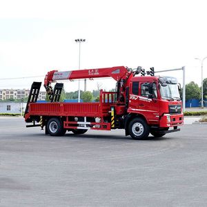 Camión Grúa Hidráulica Dongfeng Changxing D3V de 8 Toneladas con Escalera de Acceso para Logística e Instalación de Equipos - Product Image 4