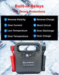 Arrancador de Baterías de Coche de 12V con Gran Capacidad de 20000mah, Herramienta de Emergencia Profesional, Banco de Energía de Litio, JD-06 - Product Image 2
