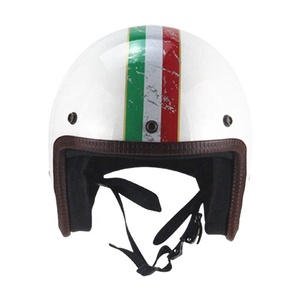 Vintage riding <strong>helmet</strong> abs s m l xl xxl 3 4 open half <strong>motorcycle</strong> hlaf face <strong>helmet</strong> universal fit for motorbikes - Product Image 3