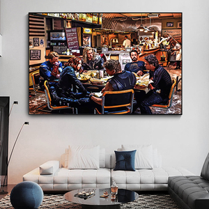 Peinture sur toile, affiches et impressions de films américains, images murales pour la décoration de la maison - Product Image 1