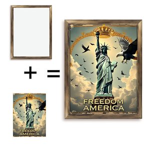 Cornice in Legno 30x40 Stile Vintage per Tobacconist da Gentlemen's Club - Product Image 1