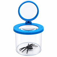Pot d'observation des insectes pour enfants, loupe double, attrape-insectes, jouet éducatif STEM, logo et couleurs personnalisés