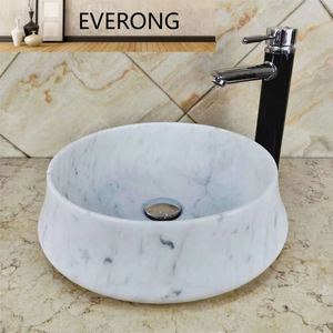 Milas อ่างล้างหน้าหินอ่อนสีขาวม่วงอ่างล้างมือทรงสี่เหลี่ยมหรูหรา - Product Image 5