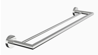 Ensemble de 12 porte-serviettes de salle de bain haut de gamme en acier inoxydable 304, design moderne, série BA3