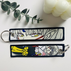 Porte-clés en tissu tissé brodé, rechargeable et étanche, avec pendentif, sur le thème des anime BLEACH et <span class=keywords><strong>Inuyasha</strong></span> - Product Image 5