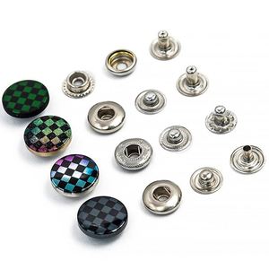 Customizable Size 4-Part Zinc Alloy Nickel-Free Decorative Snap <b>Buttons</b> for Garment - Product Image 1