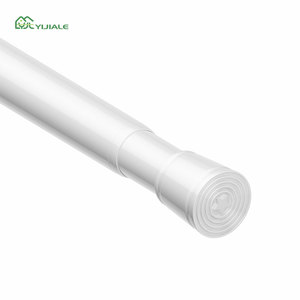 YIJIALE Nouveau Design Tringles de Douche Télescopiques Réglables en Métal Non Perforé de 22 mm pour Salle de Bain – Vente en Gros - Product Image 1