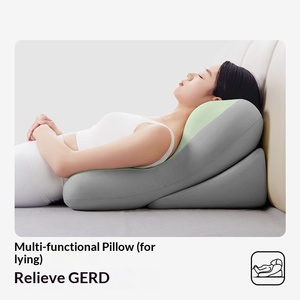 Bedside Split-type Memory Foam Neck and Waist <strong>Support</strong> Pillow <strong>Sofa</strong> Bed Lumbar <strong>Support</strong> <strong>Cushion</strong> for Bedroom Reading Backrest - Product Image 3