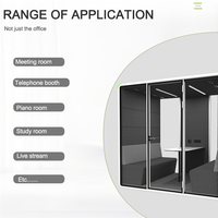 Cabine de travail insonorisée ZUM, cabine téléphonique personnelle pour bureau, solution anti-bruit pour espaces ouverts, cabine pour appels téléphoniques, études et réunions