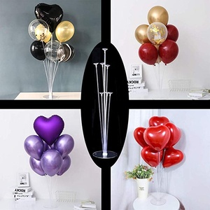 <span class=keywords><strong>Support</strong></span> à ballons de Table <span class=keywords><strong>pour</strong></span> cérémonie, Kit de décoration <span class=keywords><strong>pour</strong></span> fête d'anniversaire, transparent, réutilisable, avec Clips à points - Product Image 3