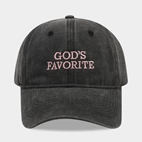 Casquette de baseball vintage en coton délavé et vieilli, non structurée, réglable, pour homme et femme, avec logo brodé
