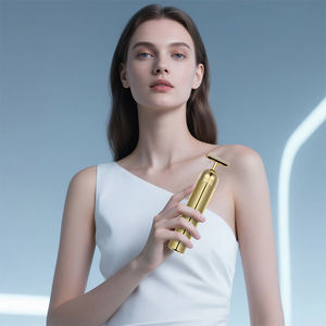 Conception étanche profonde or en forme de T <span class=keywords><strong>visage</strong></span> vibrant raffermissant la technologie V-face <span class=keywords><strong>appareil</strong></span> de beauté portable - Product Image 1