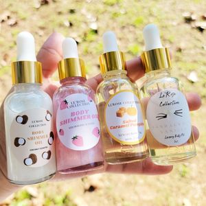 Étiquettes en vinyle transparent personnalisables avec logo et dorure à chaud pour flacons cosmétiques - Product Image 1